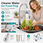 🚰💧 360° Swivel Faucet Filter – Replaceable Kitchen Tap Filter with Adjustable Water Flow