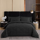 ☁️🛏️ 3-Piece Quilted Comforter Set – Soft All-Season Bedding with Matching Shams