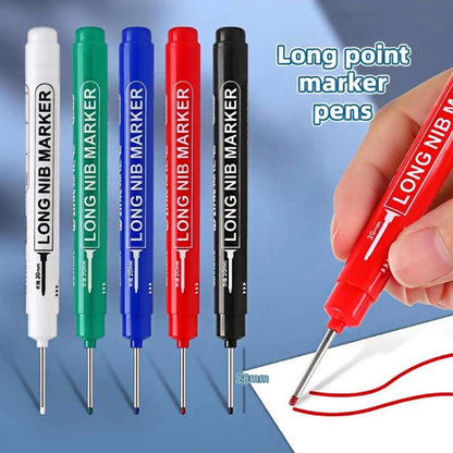 🖊️🔧 Precision Long Nib Marker – Waterproof Deep-Reach Pen for Tile, Wood & Tight Spaces