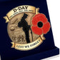 🎖️ Limited Edition D-Day 80th Anniversary Commemorative Badge – WWII Memorial Collectible