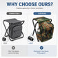🏕️🎒 2-in-1 Folding Chair Backpack – Portable 10L Camping Stool & Outdoor Seat