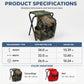 🏕️🎒 2-in-1 Folding Chair Backpack – Portable 10L Camping Stool & Outdoor Seat