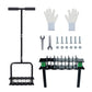 🌱 Heavy-Duty Manual Lawn Coring Aerator – Carbon Steel Soil Plug Aerator with Spring Ejection