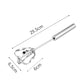 🥚 Easy Press Manual Egg Beater – Stainless Steel Hand Whisk for Eggs, Cream & Baking