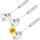 🥚 Easy Press Manual Egg Beater – Stainless Steel Hand Whisk for Eggs, Cream & Baking