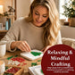 🎄 DIY Christmas Mosaic Art Kit – Create Sparkling Holiday Decorations with Santa, Snowman & Christmas Tree Designs