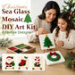 🎄 DIY Christmas Mosaic Art Kit – Create Sparkling Holiday Decorations with Santa, Snowman & Christmas Tree Designs