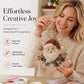 🎄 Christmas Diamond Art Hanging Kit – Sparkling DIY Holiday Ornaments for Door, Window & Wall Decor