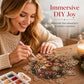 🎄 Christmas Diamond Art Hanging Kit – Sparkling DIY Holiday Ornaments for Door, Window & Wall Decor