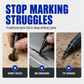 🛠️ 20mm Long Nib Markers for Woodworking – Quick-Dry Waterproof Oil-Based Marking Pens for Hard-to-Reach Spots