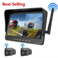🚛 Drive With Confidence! Wireless 1080P HD Backup Camera – Split-Screen System for Trucks & RVs