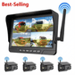 🚛 Drive With Confidence! Wireless 1080P HD Backup Camera – Split-Screen System for Trucks & RVs