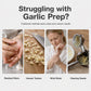 🧄 Premium 304 Stainless Steel Garlic Press – Effortless Mincing & Easy Clean