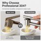 🧄 Premium 304 Stainless Steel Garlic Press – Effortless Mincing & Easy Clean