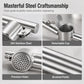 🧄 Premium 304 Stainless Steel Garlic Press – Effortless Mincing & Easy Clean