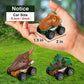 🦖 Interactive Dinosaur Transporter Truck Toy – Dinosaur Car Carrier with Launch Button, Lights & Music
