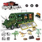 🦖 Interactive Dinosaur Transporter Truck Toy – Dinosaur Car Carrier with Launch Button, Lights & Music