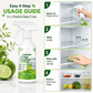 ✨ Deep-Clean Fridge Cleaner Spray – Citrus Fresh Refrigerator Cleaner for Grease, Stains & Odors