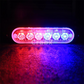 🚛 12V-24V LED Warning Light – 6-LED Waterproof Strobe & Steady Light for Trucks, Cars & Motorcycles