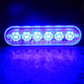 🚛 12V-24V LED Warning Light – 6-LED Waterproof Strobe & Steady Light for Trucks, Cars & Motorcycles