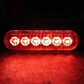 🚛 12V-24V LED Warning Light – 6-LED Waterproof Strobe & Steady Light for Trucks, Cars & Motorcycles