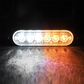 🚛 12V-24V LED Warning Light – 6-LED Waterproof Strobe & Steady Light for Trucks, Cars & Motorcycles