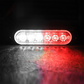 🚛 12V-24V LED Warning Light – 6-LED Waterproof Strobe & Steady Light for Trucks, Cars & Motorcycles