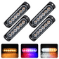 🚛 12V-24V LED Warning Light – 6-LED Waterproof Strobe & Steady Light for Trucks, Cars & Motorcycles