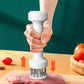 🥩 2-in-1 Dual-Sided Meat Tenderizer – Stainless Steel Needle Tenderizer & Meat Pounder for Easy Food Prep