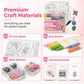 🎨 DIY Shrink Art Craft Kit – 10-Color Markers & Shrink Plastic for Custom Charms, Jewelry & Keychains