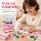 🎨 DIY Shrink Art Craft Kit – 10-Color Markers & Shrink Plastic for Custom Charms, Jewelry & Keychains