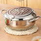 Stainless Steel Tempura Fryer Pot – Thermometer, Drain Rack, Deep‑Body ✨