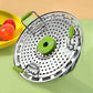 Expandable Stainless Steel Steamer Basket 🥦 | Foldable Multi-Size Food Steamer