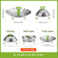 Expandable Stainless Steel Steamer Basket 🥦 | Foldable Multi-Size Food Steamer