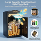 🐷💳 Kids Automatic ATM Piggy Bank with Password – Interactive Money Saving Bank with Card, Fingerprint & Cash Deposit