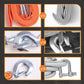 13FT Heavy-Duty Car Tow Strap 🚗 | 3-Ton Recovery Strap with Safety Hooks