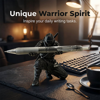 ⚔️ 3D Printed Ninja Warrior Pen Holder – Creative Desk Organizer & Unique Office Decor