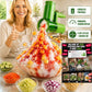🥕⚡ 3-in-1 Cordless Electric Vegetable Cutter – Rechargeable Slicer, Shredder & Ice Shaver