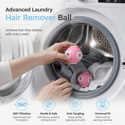🧺🐾 Reusable Washing Machine Hair Filter – Floating Lint & Pet Fur Catcher for Laundry