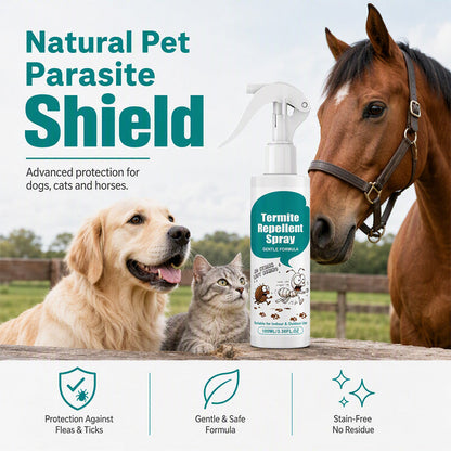 🐾🌿 Natural Pet Flea, Tick & Insect Repellent Spray – Gentle Outdoor Protection for Pets
