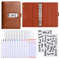 💰🔐 A6 Budget Binder with Combination Lock – Cash Envelope Organizer for Savings Challenges & Budget Planning