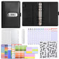 💰🔐 A6 Budget Binder with Combination Lock – Cash Envelope Organizer for Savings Challenges & Budget Planning