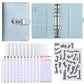 💰🔐 A6 Budget Binder with Combination Lock – Cash Envelope Organizer for Savings Challenges & Budget Planning