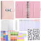 💰🔐 A6 Budget Binder with Combination Lock – Cash Envelope Organizer for Savings Challenges & Budget Planning