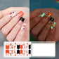 🎃💅 Glow-in-the-Dark Halloween Nail Wraps – Luminous Gel-Style Nail Stickers for Spooky Season