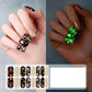 🎃💅 Glow-in-the-Dark Halloween Nail Wraps – Luminous Gel-Style Nail Stickers for Spooky Season