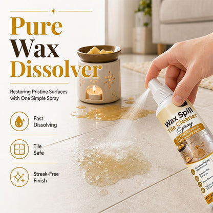 🕯️🧼 Wax Spill Tile Cleaner Spray with Scraper – Candle Wax & Residue Remover for Ceramic Surfaces