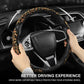 ✨🚗 Sparkly Rhinestone Steering Wheel Cover – Bling Segmented Car Interior Accessory for 15" Steering Wheels