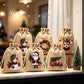 🎄🎁 Christmas Drawstring Gift Bags – Festive 10×15cm Pouches for Sweets, Jewellery & Small Gifts