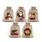 🎄🎁 Christmas Drawstring Gift Bags – Festive 10×15cm Pouches for Sweets, Jewellery & Small Gifts